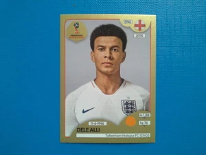 Figurine Panini World Cup Russia 2018 Gold n.584 Dele Alli England - Imagen 1 de 1
