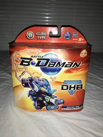 Hasbro Battle B-Daman DHB Direct Hit Battle BAKUSO 2005! Sealed! Unused! Cover