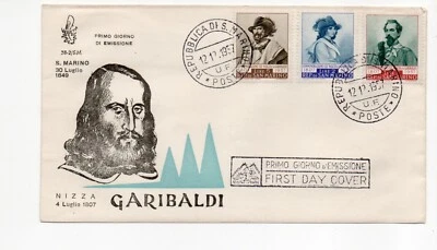 FDC San Marino 1957 Garibaldi - Image 1 of 2
