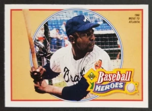 Tarjeta de béisbol Hank Aaron 1991 Upper Deck Heroes #21 (nuevo) - Imagen 1 de 2