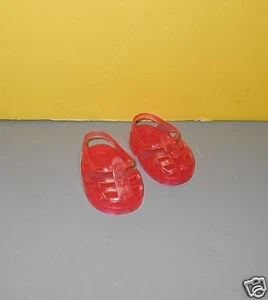 Madame Alexander Branded Fits OG Battat, American Girl 18" Pink Sandal Shoes Gel - Picture 1 of 1