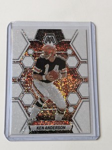 Panini Mosaic 2023 Ken Anderson Bengals White Sparkle Prizm SSP NFL