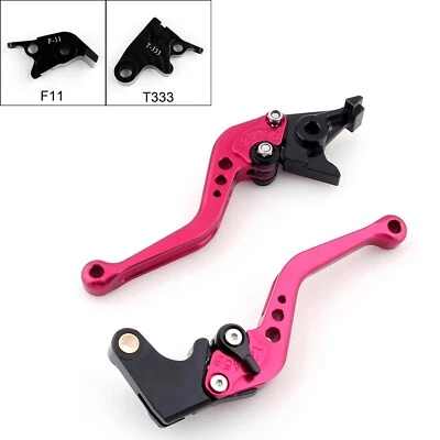 Short Brake Clutch Levers For Triumph SPEED TRIPLE Daytona 675 R 2011-14 Red H0 Foto 1 de 3