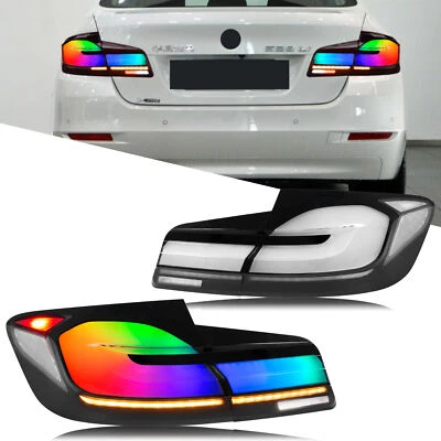 Luces traseras LED RGB G30 para BMW Serie 5 F10 M5 2011-2016 Luces traseras secuenciales Foto 1 de 4