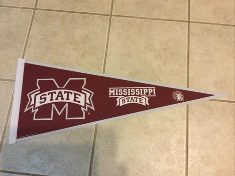 WinCraft Mississippi State NCAA 12in x 30in Felt Pennant Made in USA ! Cover