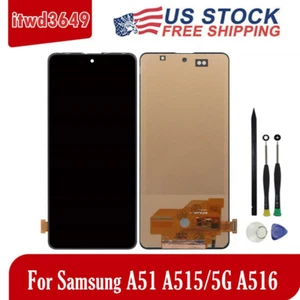 For Samsung Galaxy A51 LCD Display Touch Screen Assembly Replace 4G A515 5G A516 - Picture 1 of 7