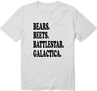 Bears Beets Battlestar Galactica Unisex Crew Neck Graphic T-Shirt