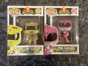 Funko Pop! Mighty Morphin Power Rangers Konvolut Yellow & Pink Ranger # 362 & 407 - Bild 1 von 11