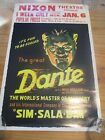 Dante the Great reproduction poster "Sim-Sala-Bim" Nixon Theater Pittsburg Show