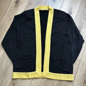 Vintage 60s Lilli Ann Knits Open Front Cardigan Sweater Size 12 Cotton - Bild 1 von 7