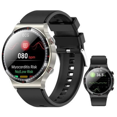 2025 Medical grade ECG Smartwatches HRV Elektrokardiographie IP68 Wasserdicht - Bild 1 von 4