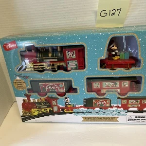 Mickey Mouse Holiday Express 12-teiliges Weihnachtszug-Set mit Licht & Sound Disney - Bild 1 von 3