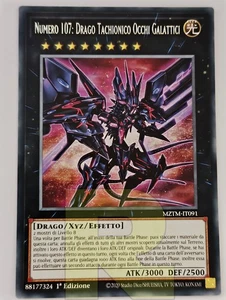 Numero 107 Drago Tachionico Occhi Galattici ® Rara ® MZTM-IT091 ® Italiano - Picture 1 of 3