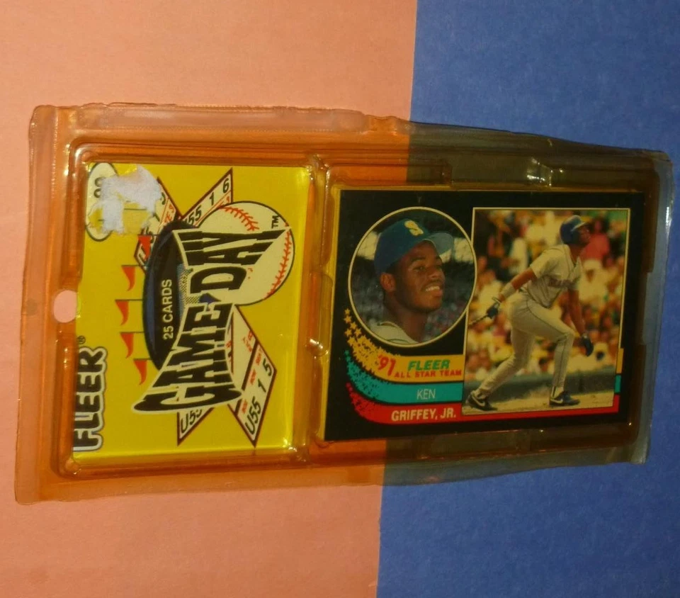 1991 KEN GRIFFEY JR Fleer All Star Insert blister pack 25 cards Rob Yount