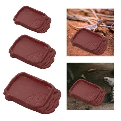 Reptilienrampenfutterschüssel Badepool für Schildkröte Hamster Terrarium - Bild 1 von 2