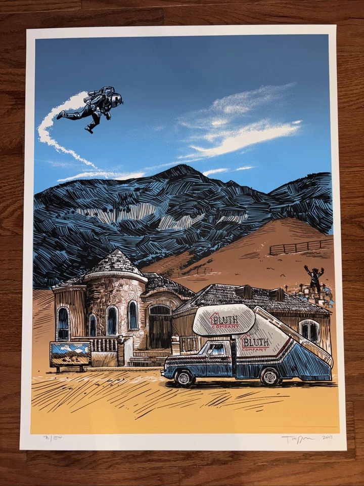 "I Ache with Embarrassment” Arrested Development Art Print by Tim Doyle 72/150 - Image 1 of 1