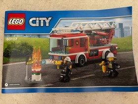 LEGO City 60107 Fire Ladder Truck  No Box (Bags sealed) NEW!!