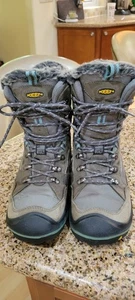 Keen Durand Polar Waterproof Trekking Boots Women's Winter Warm Sz 7.5, 40degree - Picture 1 of 16