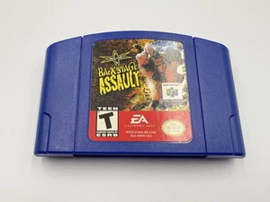 WCW Backstage Assault (Nintendo 64, 2000) Authentic Cartridge Only - TESTED - Picture 1 of 6