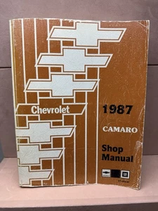 1987 CHEVROLET CAMARO SHOP MANUAL / SERVICE BOOK / ORIGINAL!!! - Bild 1 von 7