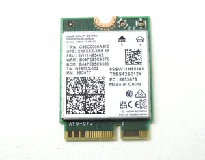 MSI Stealth 18 AMG A1VHG MS-1831 WIFI Wireless Board Card N28353-002 BE1750X - Bild 1 von 1