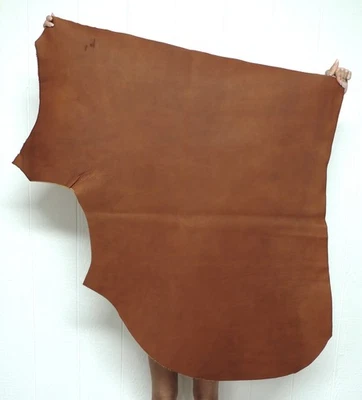 5-6 oz. LONDON TAN Cowhide Leather for Boots Pouches Clothing Chaps Straps Hides - Image 1 of 2