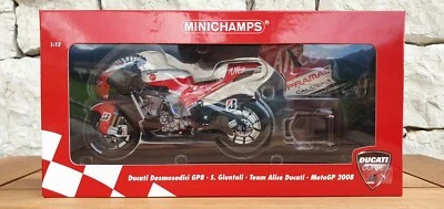 Minichamps  1:12 Ducati Desmosedici GP8 Silvan Guitoli MotoGP 2008 122080050 - Immagine 1 di 4