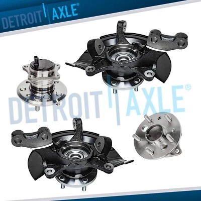 Kit de buje y cojinetes de rueda trasera con nudillos de dirección delantera de 2,4 L para Toyota Camry Foto 1 de 4