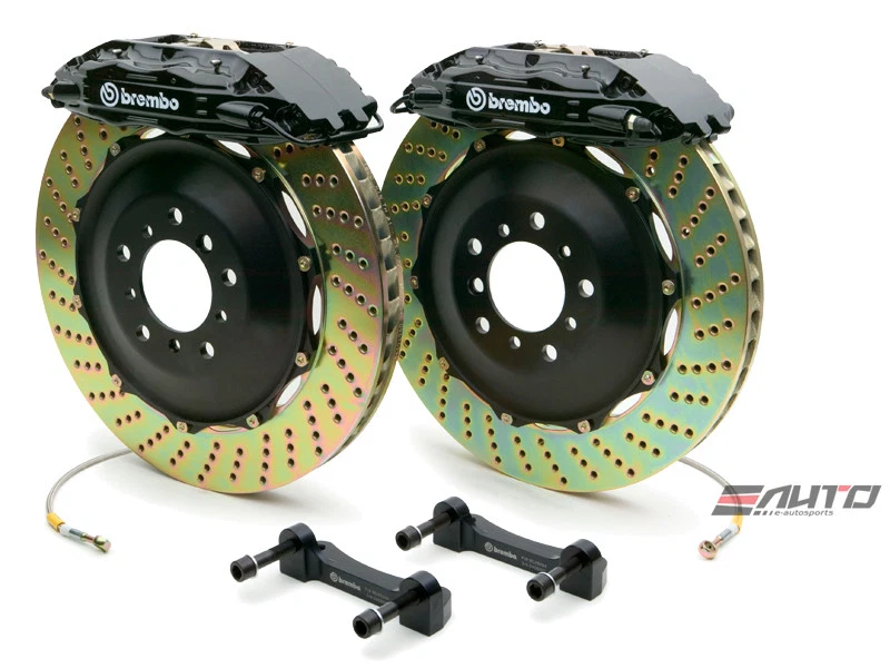 Pinza de freno delantera Brembo GT H negra 355x32 disco de taladro Porsche 928 S4 GT 87-91 Foto 1 de 1