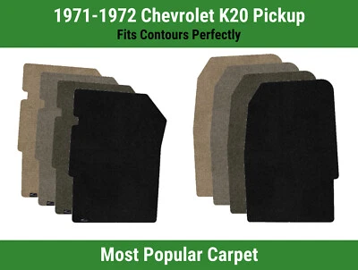 Tapetes carpete Lloyd Ultimat primeira fila para Chevrolet K20 Pickup 1971-1972  - Imagem 1 de 4