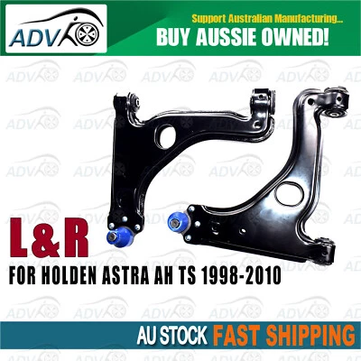 PAIR (LH+RH) NEW FRONT LOWER Control Arms FOR HOLDEN Astra TS AH 1998 - 2010 - image 1 of 2