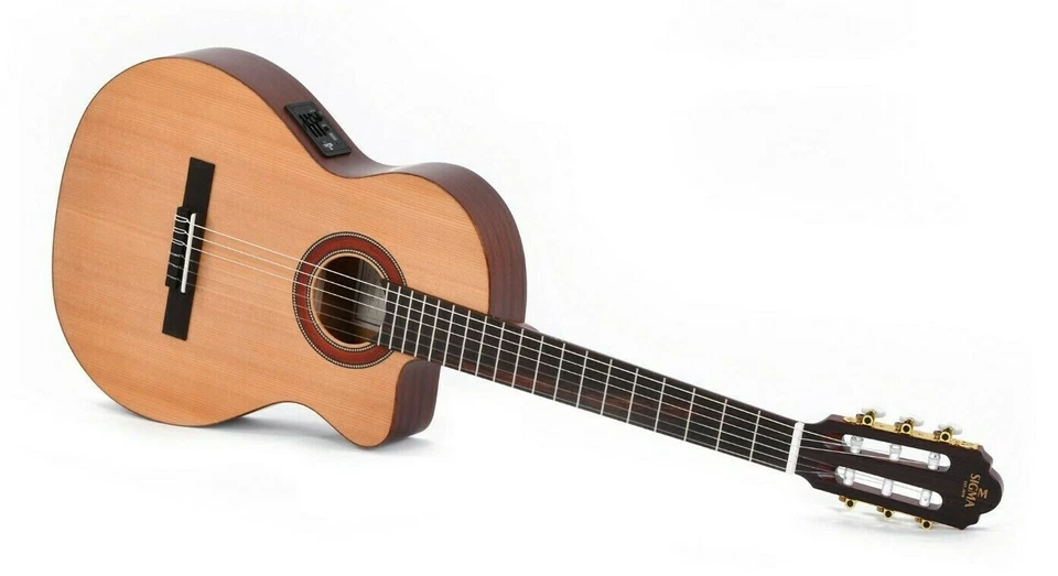 Sigma Guitar / Guitar Concert CTMC-2E + Cut + Sigma EQ with Cedar Top EXHIBITOR - Image 1 of 4
