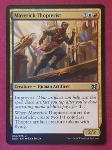 Magic The Gathering DUEL DECKS ELVES VS INVENTORS MAVERICK THOPTERIST card MTG - Bild 1 von 2