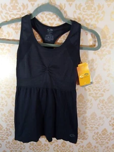 NWT CHAMPION DUO DRY Seamless Black Slimming Semi-fitted Shaper Size Small - Picture 1 of 4