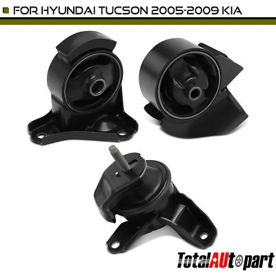 3x Montaje de motor para Hyundai Tucson 2005 2006-2009 Kia Sportage 2005-2010 Foto 1 de 4