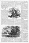 Mount Vernon Sketches  -  Seed House  -  Ice House -  Tomb  - 1872Antique Print 