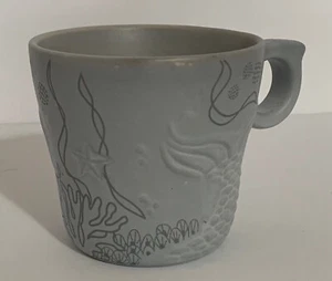 Starbucks 2016 Coffee Mug Cup 12oz Embossed Mermaid Siren Tail Anniversary! - Picture 1 of 5