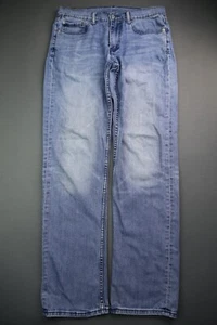 Men's 2015 Levi's 514 Jeans Straight Fit Flex Distressed Size 32x34 (Msr 32x32) - Picture 1 of 11