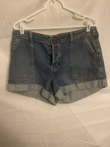 Hollister Cut Off Jean Shorts Women's Size 3  Distressed Low Rise - Picture 1 of 6