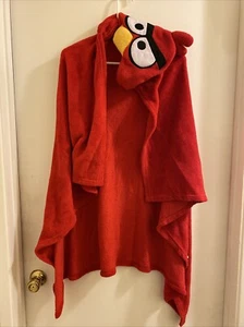 ANGRY BIRDS RED HOODED BLANKET Towels - Picture 1 of 6