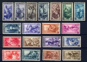 ITALIEN REP. - 1950 - Serie "Italia al Lavoro" Fil. Rad - leichte Mängel postfrisch ** - Bild 1 von 2