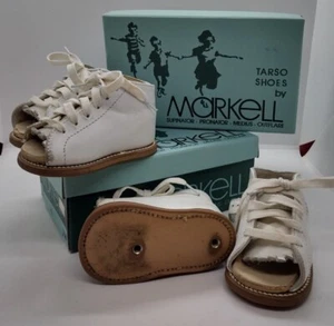Vintage Kinder Korrekturschuhe Markell Tarso Orthesen Posten im Karton Supinator - Bild 1 von 24