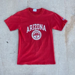 Vintage Champion Arizona Wildcats UofA T-shirt Size Small Red - Picture 1 of 7