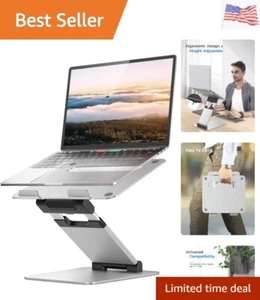 Laptop Stand, Ergonomic Sit to Stand Laptop Holder Convertor, Adjustable Heig... - Afbeelding 1 van 8