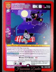 Holo inverso MetaZoo Kuromi's críptico carnaval Kuromi y perro negro #18 - Imagen 1 de 1