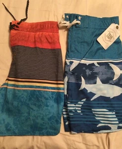 2 pair, 1 new & 1 gently used, Boys True Craft swim shorts, sz Large - Picture 1 of 2