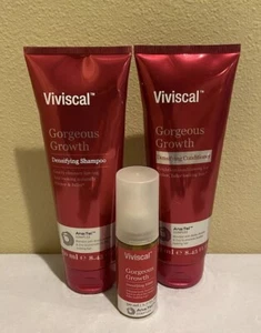 Viviscal Gorgeous Growth Densifying Shampoo Conditioner 8.45 oz Elixir 1.7 oz - Picture 1 of 2