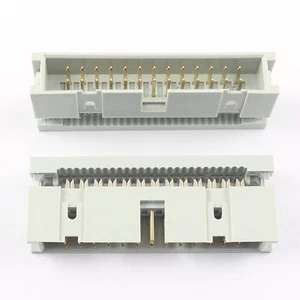 Conector de cable plano de cabezal de caja macho IDC de 50 piezas de 2,54 mm paso 0,1" 2x13 pines 26 pines - Imagen 1 de 6