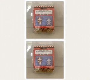 New Vintage Tinsel Pom Poms 2 Bundles Includes 6 Packets Each Crafts Christmas - Picture 1 of 5