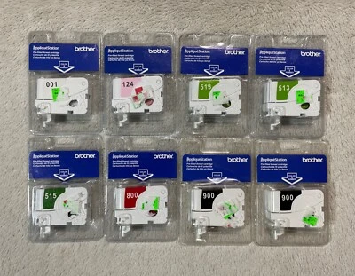 🆕 BROTHER APPLIQUE STATION PRE FILLED THREAD CARTRIDGE LOT OF 8 NEW SEALED - Image 1 of 4